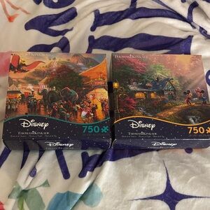 Disney Thomas Kinkade Dumbo & Mickey / Minnie Sets